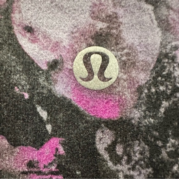 Lululemon Align Pant II 25" Leggings Womens 4 Floral Shift Multi Gray Running - Picture 7 of 8